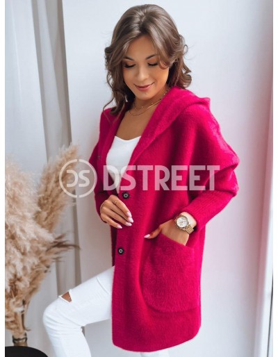 Dámský kabát z alpaky RITA Barva růžová DSTREET NY0596