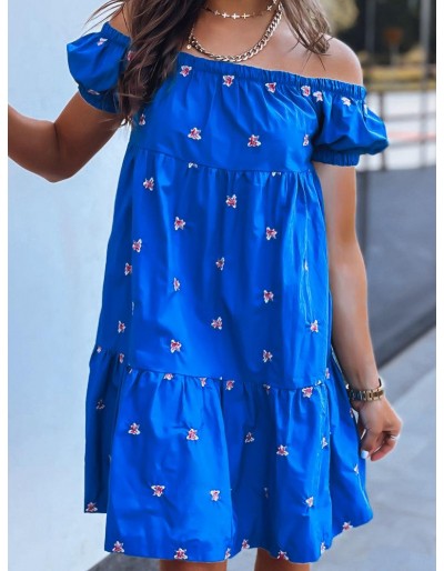 Dámské šaty NILDA modré Dstreet EY2286z
