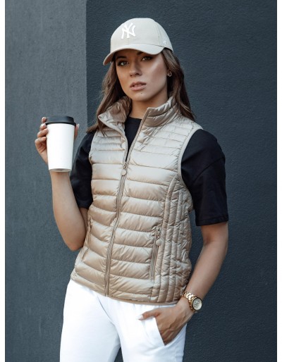 Kamizelka damska STYLISHZ kamelowa Dstreet TY4439